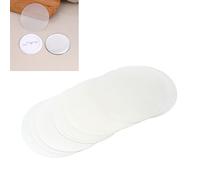 200Pcs Transparent Badge Films, Clear PVC Circle Mylars Protective Badge Film Covers Button Maker Parts for DIY Pin Badges Round Buttons Brooch Making(50MM)