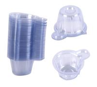 200Pcs Transparent Clear Urine Container CupUseful Disposable Urine Cup Helpful Plastic Urine Collection Cup for Pregnancy Test Urine Specimen Cups(40ML)