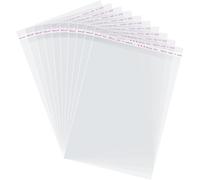 200Pcs Transparent Ziplock Packaging Bags, Resealable Clear Self Sealing Pouch for Jewelry, Clothes, Prints, Postcards(XXS)