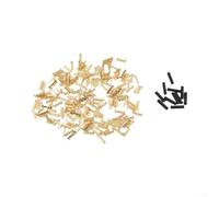 200pcs U-Type Connectors 0.5-1.5mm² Brass Terminals