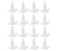 200pcs Vial Ampoule Dropper Tip with Trumpet Head, Reusable Plastic | White Design, Blocks Backflow, for Laboratory Technicians and Home Caregivers, Cosmetic Formulation
