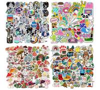 200Pcs Vintage Aesthetic Stickers for Scrapbooks,Cute Vinyl Sticker for Water Bottles Skateboard Notebooks Phone Kindle,Laptop Stickers for Kids Teens Adults Girls
