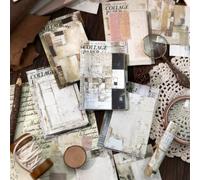 200PCS Vintage Scrapbook Paper for Junk Journal Supplies, Aesthetic Decorative Collage Paper for DIY Crafting, Scrapbooking, Mixed Media, Card Making, Travel Journal