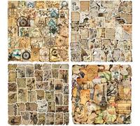 200Pcs Vintage Stickers Pack,Waterproof Vinyl Decals with Burn Marks Designs for Laptop,Water Bottle,Journaling,Scrapbook & Skateboard,Unique Gift for Girls,Teens & Adults (Burn)