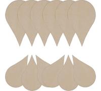 200pcs Water Drop Wooden Cutouts for DIY Painting and Home Decor