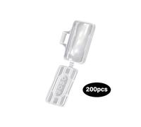 200Pcs Water Resistant Cable Marker Box Tear Proof Materials Portable for Home Theaters Networks Panel Wiring Cable Identification Strips