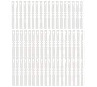 200pcs Waterproof Plant Labels, White Plastic | Branch Tie Design, Easy to Clean, Quick Plant Id for Farmers and Gardeners