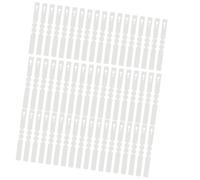 200pcs Waterproof Plastic Plant Tags, Reusable White Labels | Marker Compatible Surface, for Plant Pots and Herb Labels, Landscaping Projects, Flower Market Planting Day