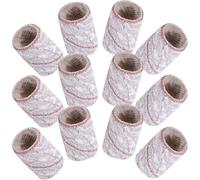 200pcs White Nail Sanding Bands Set for Electric Drill | Clean Gel Removal, Smoothing Nails for Acrylics, Home DIY Pedicure Care, Fits Most Drills