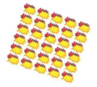 200pcs Yellow Blank Sale Tags for Retail Store Price Labels | Card Stock, Easy to Attach Handwritten Design, for Merchants and Market Stalls, Display
