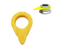 200Pcs Yellow Wheel Check Indicator (41 mm),Checkpoint Loose Wheel Lug Nut Indicator for 19mm, 32mm,21mm, 41mm 200PCS,High Visibility Yellow