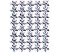 200Pieces Sew on Rhinestones Large Big Sew on Crystals Sewing Gems, Clear Faceted Drop Shape Sewing Beads Crystal Sew Flat-Back Glass Rhinestones Crystal Gems Dress Accessories (7*15mm marquise shape)