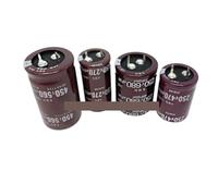 200V 250V 400V 450V Electrolytic Capacitor 100UF 220UF 270UF330 470UF 560UF 680UF 820UF 1000UF 2200UF 3300UF Aluminum Capacitor(200V100UF 10PCS)