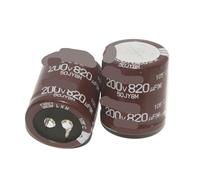 200v 820uf 30x35mm +/- 20% Low-ESR Audio Electrolytic Capacitor Radial(10pcs)