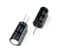 200V470uf 18x40mm Aluminum Electrolytic Capacitor 470uf 200v 470mf 200vdc 470MFD 200wv 22uf 33uf 47uf 100uf 220uf 330uf 200v BIANMTSW(200v100uf 16x20 5pcs)