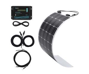 200W 12V Flexible Solar Marine Kit w/ 20A Voyager Waterproof Charge Controller