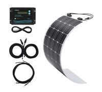 200W 12V Flexible Solar Marine Kit w/ 20A Voyager Waterproof Charge Controller - Default Title