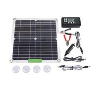 200W 12V Monocrystalline Solar Panel Kit, Portable Solar Charger with Controller, High Efficiency Solar Panel System for Outdoor Camping Hiking Cycling Mountaineering, Includes (40A)
