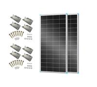 200W 16BB N-Type High Efficiency Monocrystalline Solar Panel - 175W / 2 Pieces with Z Bracket
