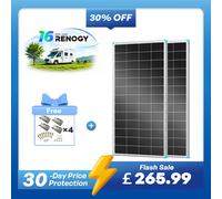 200W 16BB N-Type High Efficiency Monocrystalline Solar Panel - 200W / 2 Pieces with Z Bracket