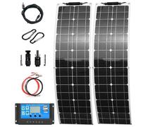 200W 400W 800W Ultra-Thin Solar Panel, 12V-24V PET Flexible Solar Panel Kit