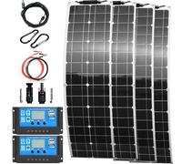 200W 400W 800W Ultra-Thin Solar Panel, 12V-24V PET Flexible Solar Panel Kit
