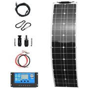 200W 400W 800W Ultra-Thin Solar Panel, 12V-24V PET Flexible Solar Panel Kit