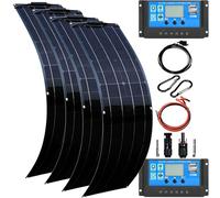 200W 400W 800W Ultra-Thin Solar Panel, 12V-24V PET Flexible Solar Panel Kit