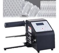200W Air Cushion Machine, Automatic Bubble Pillow Maker, Adjustable Speed, Air Volume & Temperature, Portable Inflator for LDPE/HDPE Film, 14m/min Production