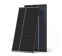 200W Bifacial Solar Panel, 12V Rigid Monocrystalline Solar Panel, Double-Sided PV Module with Transparent Backsheet for Campervan Caravan Motorhome Boat Shed Off-Grid Battery Charging