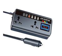200W Car Power Inverter 12V / 24V to 220V Converter Automotive Charging Inverter Fast Charging Adapter Digital Display Device
