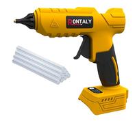 200W Cordless Glue Gun-Compatible with 18V Dewalt Battery Includes 10 Pcs 11mm Glue Sticks & Anti-Drip Precision Nozzle - Perfect for DIY Crafts,Handmade Gifts & Home Quick Fixes(Battery Not Included)