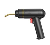 200W Cordless Plastic Welder Weld Kit with 4 Tpyes Hot Staples Welding Machine Tool 5.0Ah Rechargeable Battery Easy to Use(Black 1200 Nails)