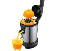200W Electric Citrus Juicer - Juice Separation Cooking Machine, Maximum Speed 12,000 RPM - Brushed Stainless Steel Body - Maximum Juice Output 400ML - for Grapefruits, Orange and Lemon