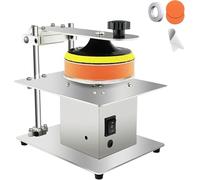 200W Electric Disc Polishing Machine, 7-Speed Adjustment, Includes 2 Polishing Cottons for Scratch Removal and Data Recovery, Ideal for CD/DVD Repair