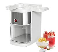 200W Electric Ice Crusher, Commercial Ice Crusher, Large 2.5L Capacity, 80kg/h, Removable Cup Holder, for Slushies and Frozen Drinks