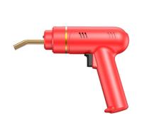 200W Hot Stapler Rechargeable 5000mAh DC Plastic Welding Machine Bumper Repair Kit Soldering Iron for Plastic Car Bumper Repair Professional Powerful(Red Set)