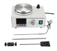 200W Lab Mixer Machine Heating Magnetic Stirrer 1000ml Hot Plate Magnetic Stirrer Lab Dual Control Mixer For Stirring