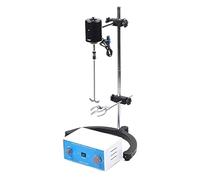 200W lectric Precision Laboratory Mixer,verhead Stirrer Laboratory Mixer 0-3000rpm Drum Agitator,Magnetic Stirrer Bar And Enclosed Housing Design, For Solid-Liquid Mixing