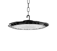 200W LED UFO High Bay Light, 6500K Daylight White 10000LM Workshop Lighting, IP65 Waterproof Commercial Shop Industrial Lights Fixtures with 75cm Chain for Workshop Factory