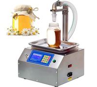 200W Liquid Filling Machine, 20g-8kg Bottle Filler Maker with Intelligent Operation Panel & Brass Gear Pump, Height 0-40cm Adjust Automatic Filling Maker for Honey, Sesame, Oils, Glue