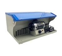 200W Polishing Buffing Machine, Desktop Jewelry Buffing Machine Dust Collector with Light, 8000 RPM/min Adjustable Variable Speed Multifunction Bench Jewelry Rock Buffing Collector