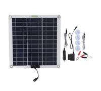 200W Solar Battery Charger Kit, High Efficiency Monocrystalline Solar Panel Battery Maintainer with OBD Plug, DC Cables and Suction Cups for Outdoor Camping RV Travel