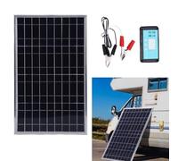 200W Solar Panel Kit, IP67 Waterproof Solar Panel Module with Controller, Supports 12V 24V Charging, for Roof Car for Motorhome Caravan Boats