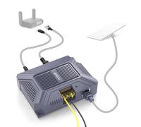 200W Starlink Gen 3 PoE Injector Gigabit，5 in 1 Starlink Ethernet Adapter Gen 3 with Surge and ESD Protection, USB & Type-C Power Output, DC 9-36V Input for Starlink Standard (V3 Dishy)