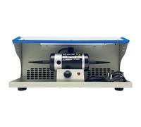 200W Tabletop Jewelry Polishing Buffing Machine with Dust Collector, 0-8000 RPM Variable Speed, for Rock, Metal, Gem Grinding and Polishing