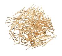 200x 19 mm Head Pins 1 mm Head Jewellery Findings Craft Gold