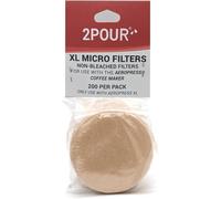200x - Compatible with AeroPress XL - Reusable Unbleached Paper Coffee Filters, Natural & Vegan Replacement (1 Pack)