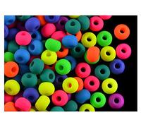 200x Czech Glass Beads Pressed 5.5 mm Estrela Neon Bagel MegaMix
