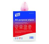 Anti-bacterial Cloths on a Roll 220x370mm Red (Pack of 200) 100247